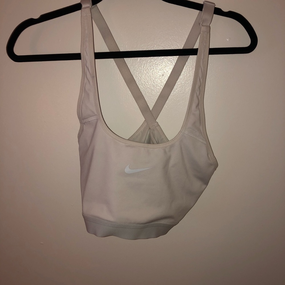 Nike white sportsbra